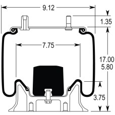 Air Spring Assembly - York 61610122 / Trailer